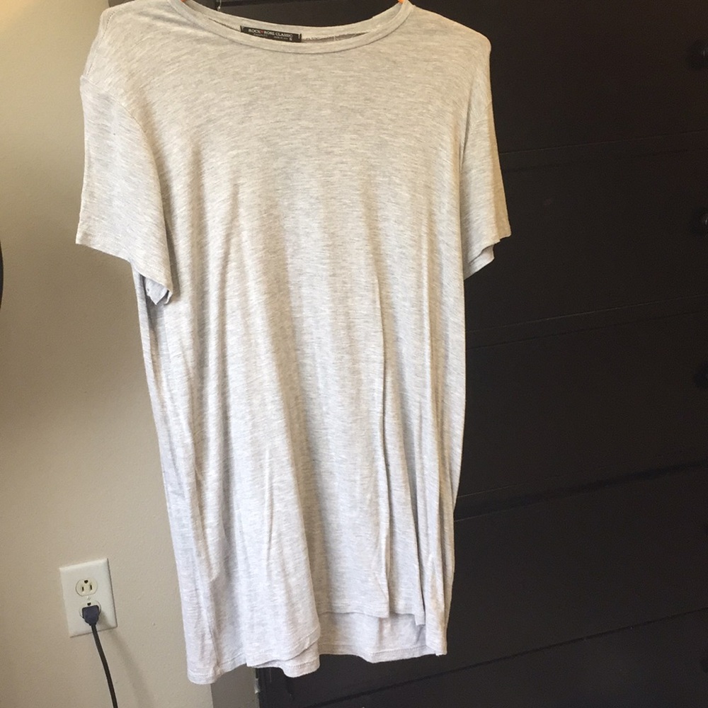 Grey T-shirt dress